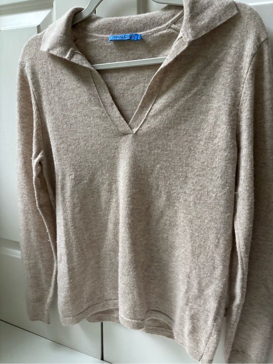 J. McLaughlin Sweaters - J. McLaughlin cashmere Heathered Taupe Crewneck Sweater, small